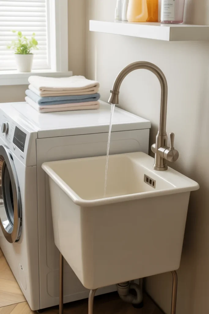 15 Small Laundry Room Ideas for 2026: Maximize Style and Function in Minimal Space 14 compact utility sink