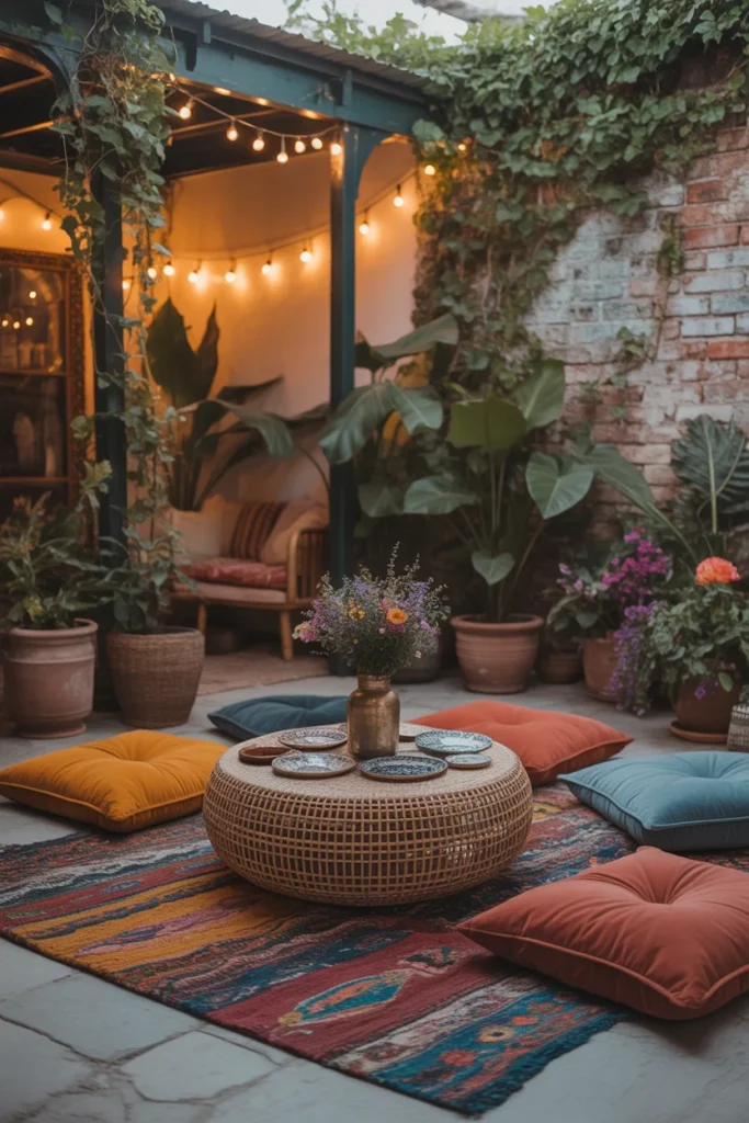20+ Inspiring Patio Ideas for a Cozy Outdoor Space 2 cozy bohemian patio