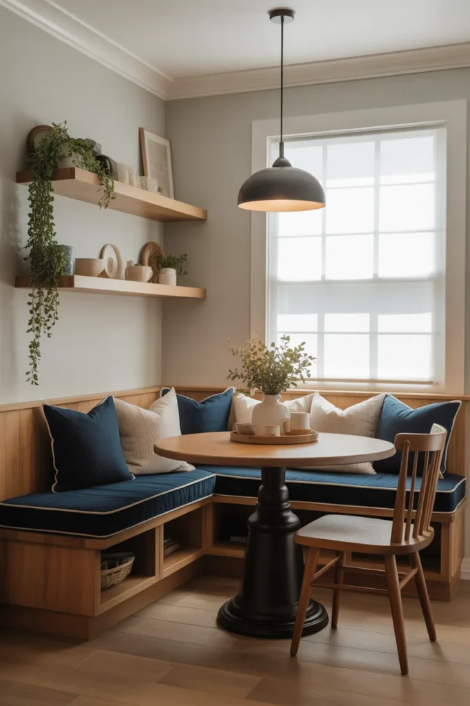 25 Modern Small Dining Room Ideas for 2026 | Stylish & Space-Saving Solutions 4 cozy breakfast nook Dinning seat