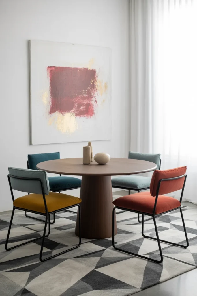 25 Modern Small Dining Room Ideas for 2026 | Stylish & Space-Saving Solutions 15 dining room with a neutral base of light colored walls