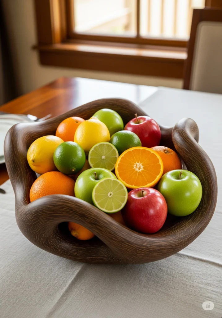 30 Modern Classy Dining Room Decor Ideas 27 dining room with a sculptural bowl centerpiece