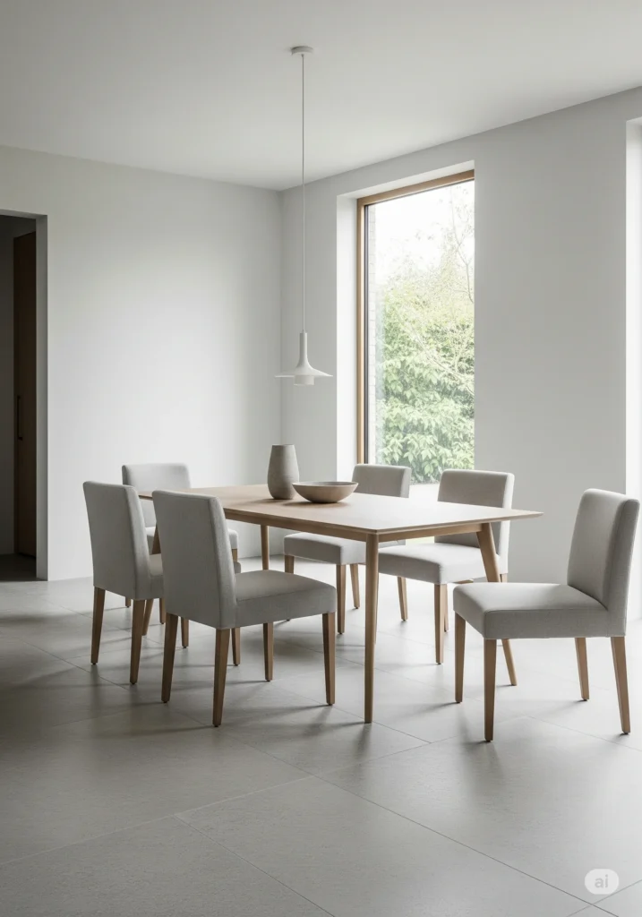 30 Modern Classy Dining Room Decor Ideas 16 dining room with clean lined furniture