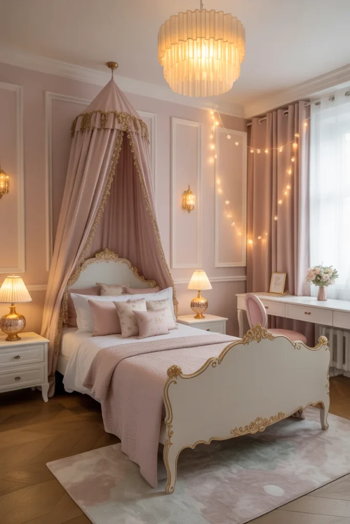 31 Creative Kids Bedroom Ideas to Inspire Your Child’s Dream Space 5 elegant princess bedroom
