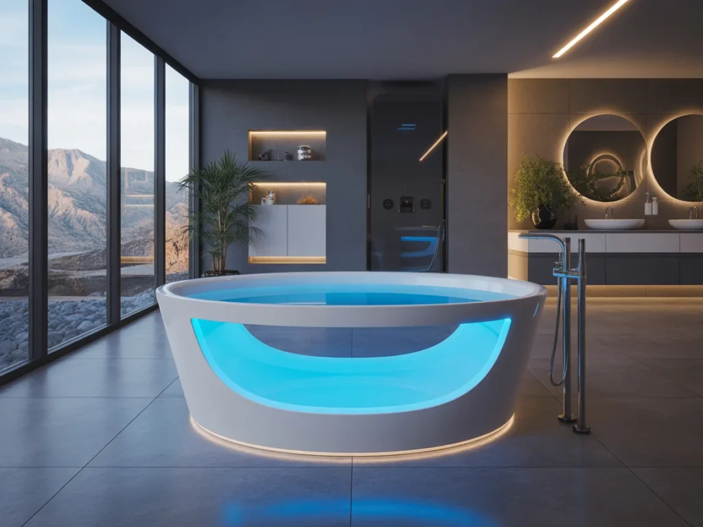 15 Stunning Bathtub Ideas to Transform Your Bathroom Remodel in 2025 11 futuristic smart bathtub