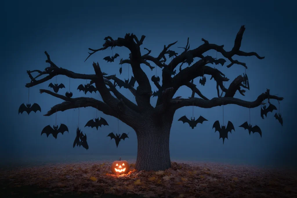 30 Unique & Trending Halloween Decoration Ideas for 2025 16 gnarled ancient oak tree