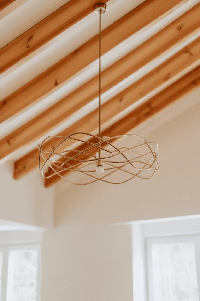 30+ Gorgeous Living Room Ceiling Lighting Ideas for Modern & Classic Homes 3 gold finished chandelier