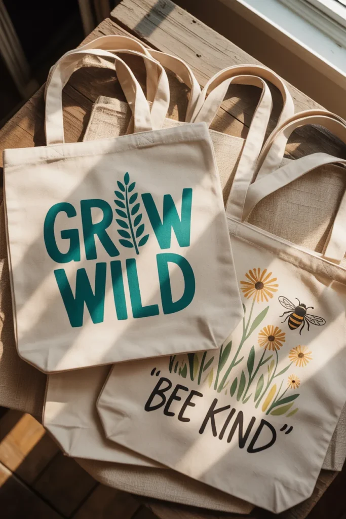 hand painted bag