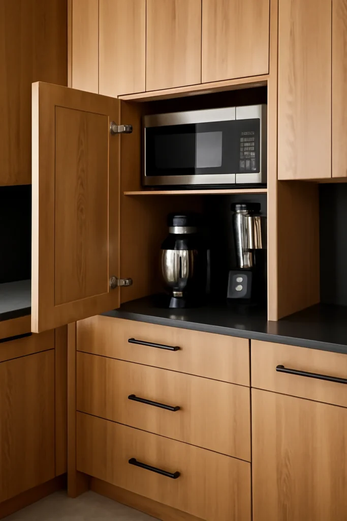 17 Kitchen Equipment Storage Ideas to Keep Your Space Organized 17 hidden compartments inside cabinets