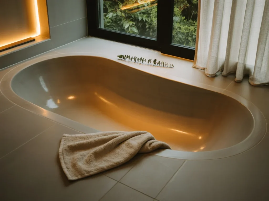 15 Stunning Bathtub Ideas to Transform Your Bathroom Remodel in 2025 7 luxurious organic curve bath tub
