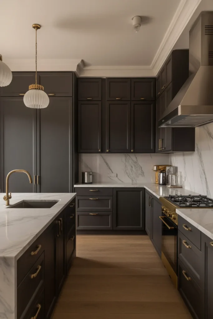 24 Modern Luxury Kitchen Designs to Inspire Your Dream Home 6 luxury kitchen with matte black cabinets