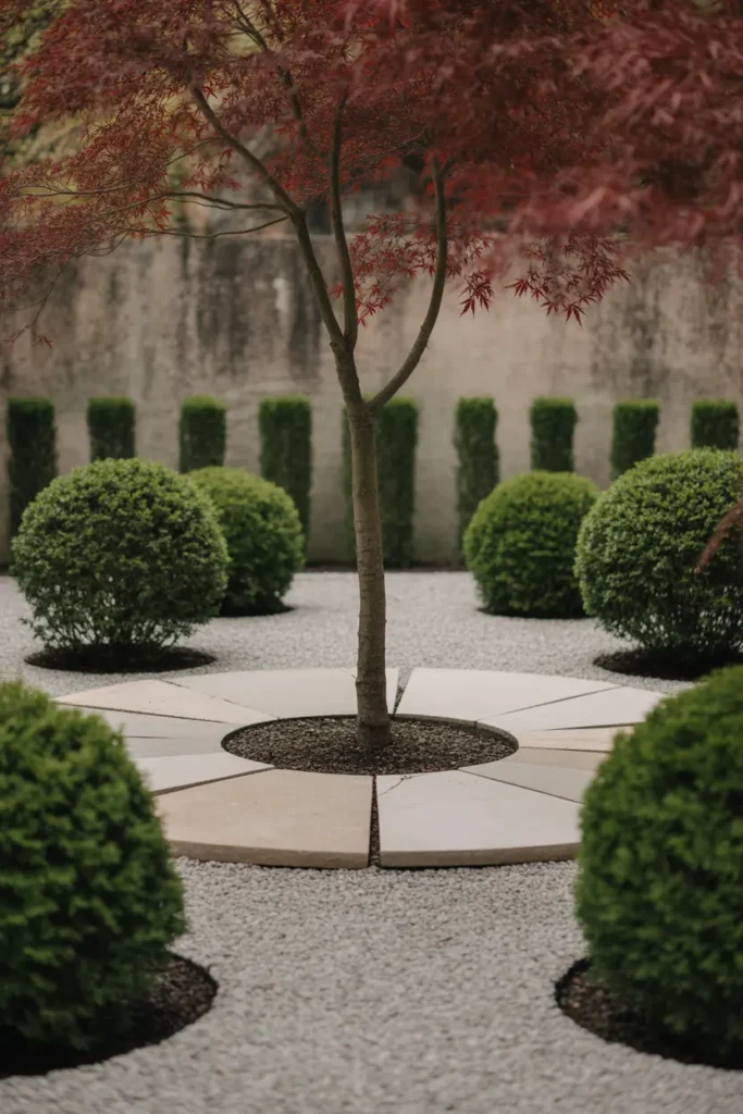 14 Low-Maintenance Garden Ideas to Save Time & Conserve Water 11 minimalist garden cent
