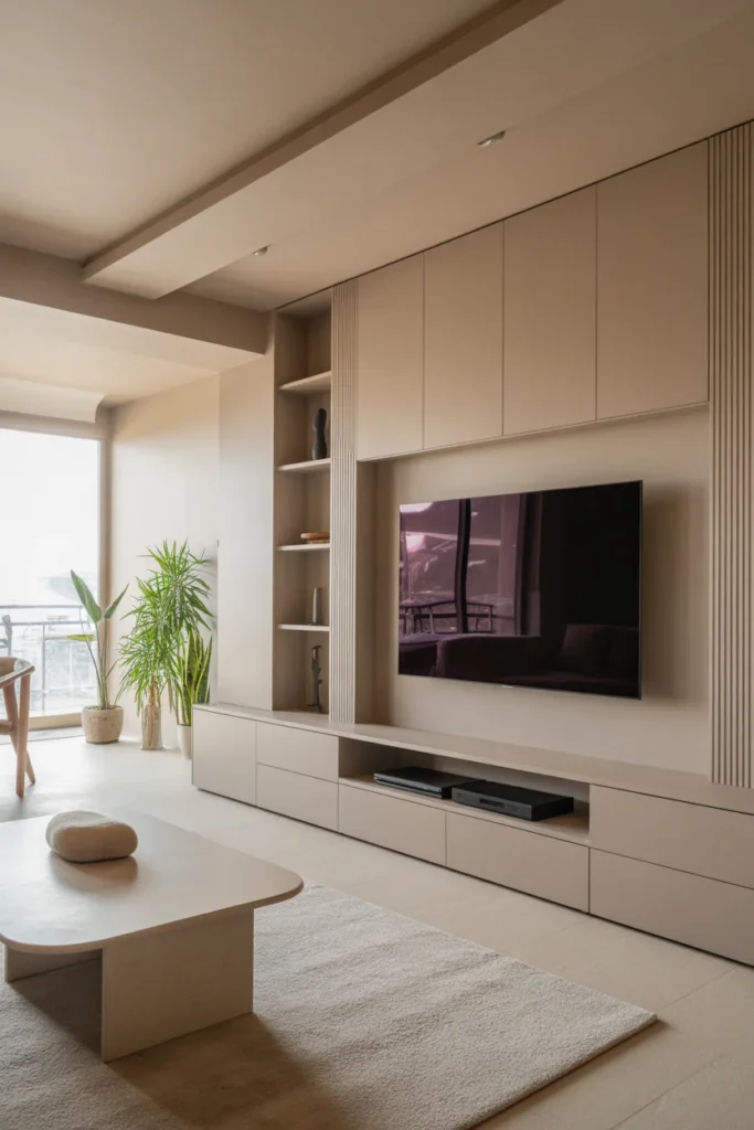 14 minimalist living room entertainment
