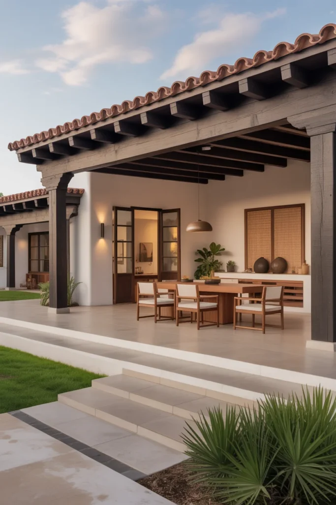 Explore Hacienda-Style Homes: Timeless Spanish Architecture & Rustic Elegance 6 modern Hacienda style home