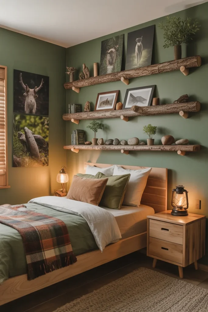 18 Creative Kids Bedroom Ideas for Boys: Adventurous,Modern, and Organized Spaces 4 nature themed boys bedroom