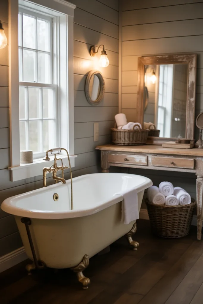30 Modern & Classy Bathroom Decor Ideas for a Stylish Home 25 rustic farmhouse bathroom