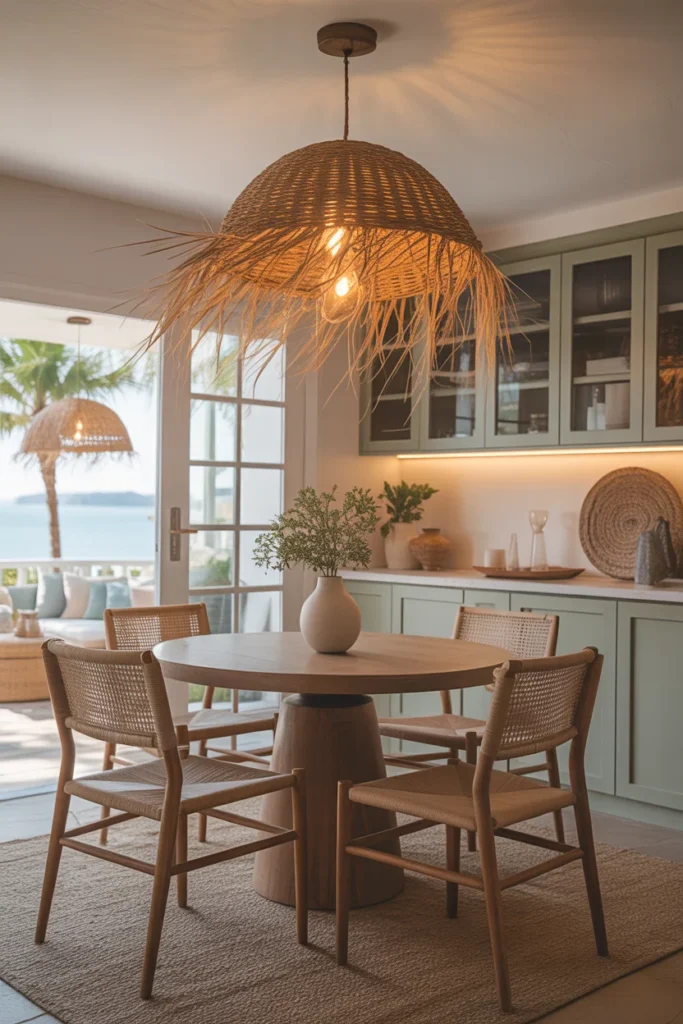 25 Modern Small Dining Room Ideas for 2026 | Stylish & Space-Saving Solutions 10 small dining room featuring oversized pendant lights