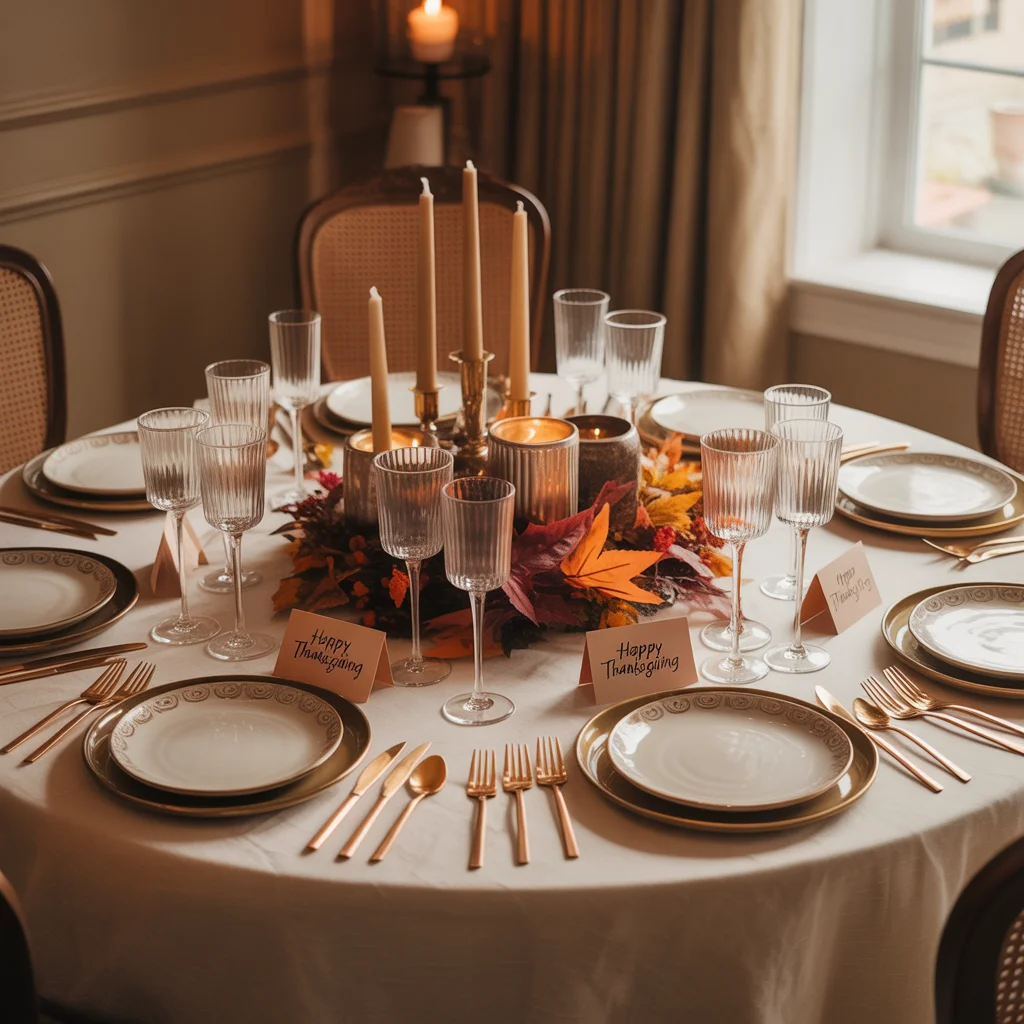 25 Easy Thanksgiving Table Decor Ideas Anyone Can Try 14 stylish Thanksgiving table featuring