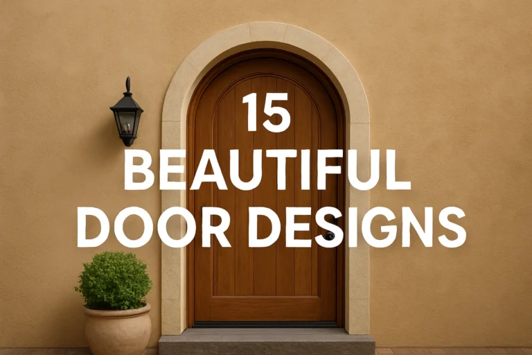 15 Beautiful Door Designs to Enhance Your Home’s Aesthetic