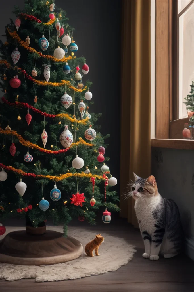 Christmas Tree Safety Tips for Pets You’ll Wish You Knew Sooner 4 A Christmas tree decorated with safe pet friendly ornaments
