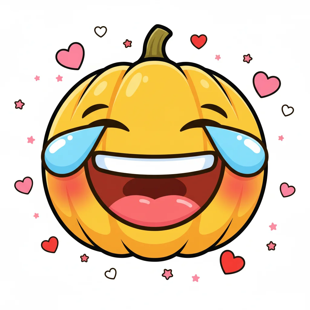 10 Fun And Easy Pumpkin Painting Ideas for Kids 6 A yellow painted pumpkin as a laughing emoji face