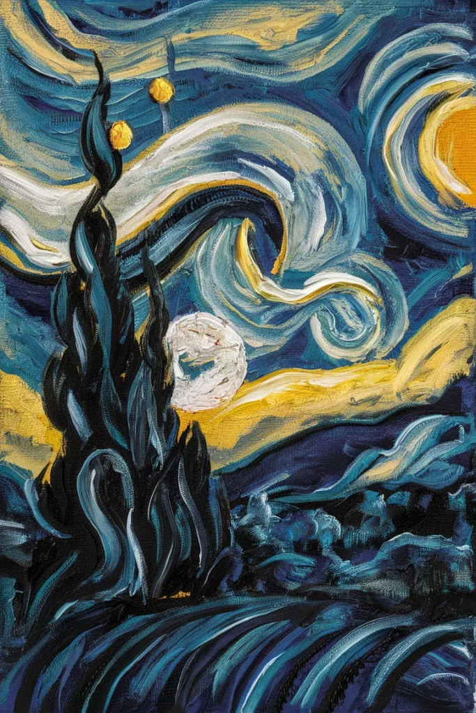11 Canvas Painting Ideas for Beginners 11 Beginner friendly starry night inspired canvas painting