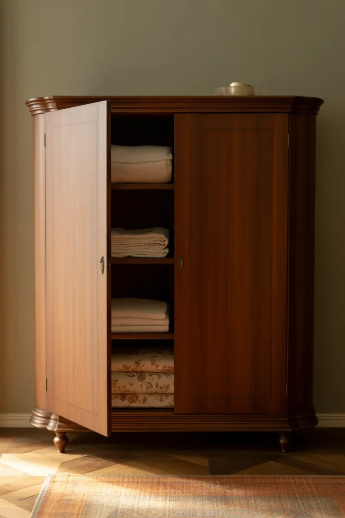 Top 10 Bedroom Cupboard Designs: Stylish, Functional, and Modern Ideas 5 Classic wooden bedroom cupboard