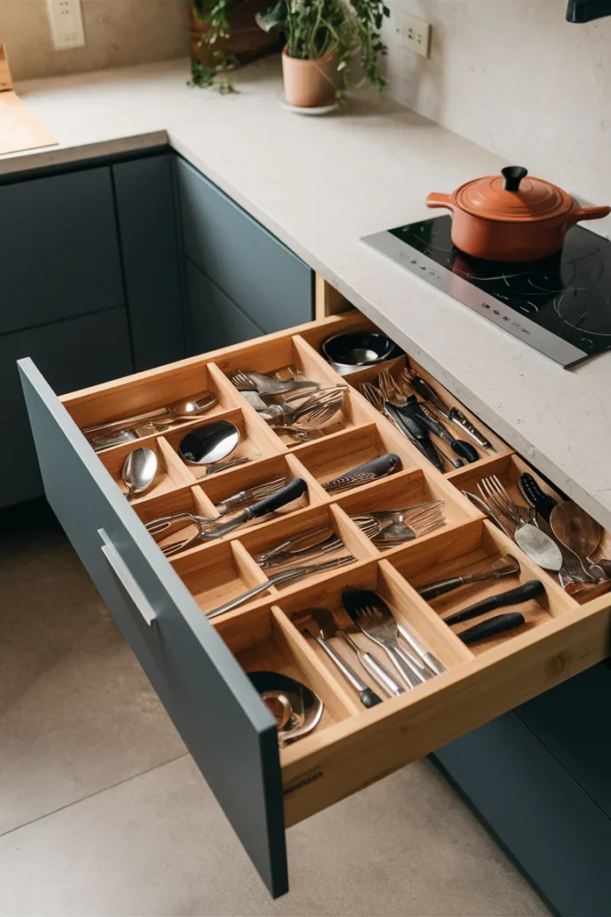 13+ Smart and Stylish Utensil Holder Ideas for Every Kitchen 14 Expandable In Drawer Organizer