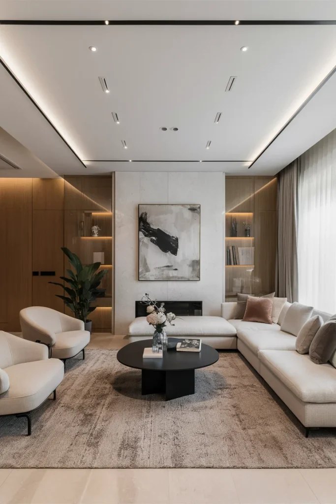 11 Modern Ceiling Decoration Ideas | Trending Designs for 2025 Homes 2 False Ceilings with Minimalist Designs