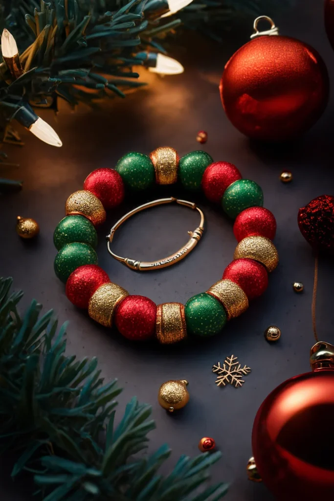 13+ Creative Beaded Bracelet Ideas to Try in 2025 | DIY Jewelry Inspiration 13 Festive beaded bracelet in red