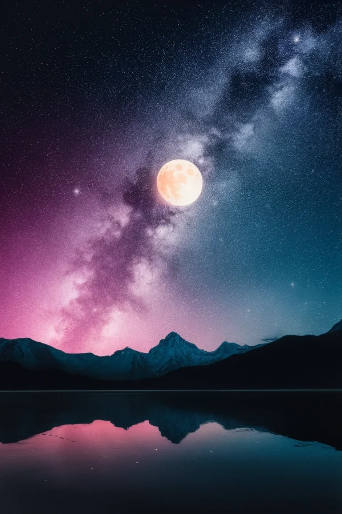 11 Canvas Painting Ideas for Beginners 4 Galaxy sky painting on canvas