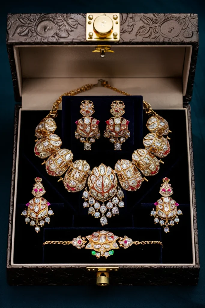 15 Best Wedding Jewellery Designs for Brides in 2025 3 Kundan Jewellery Set
