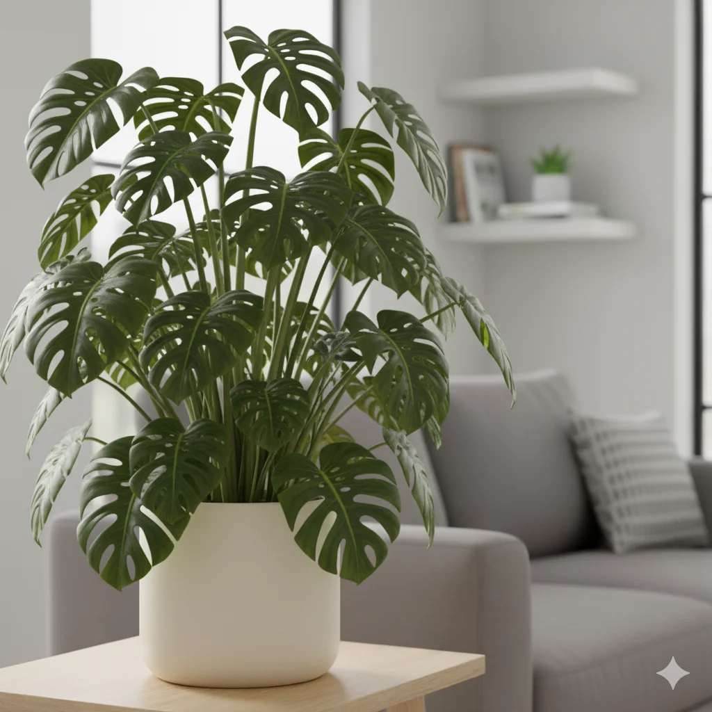 10 Easy Indoor Plants for Beginners: Low-Maintenance Houseplants Anyone Can Grow 7 Large monstera deliciosa