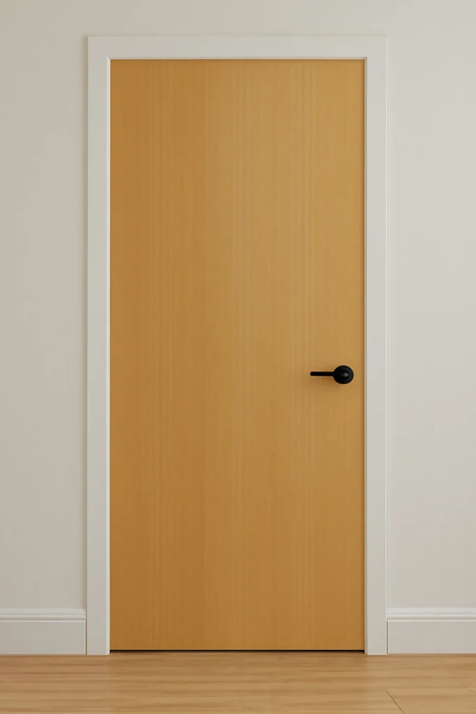 15 Beautiful Door Designs to Enhance Your Home's Aesthetic 6 Minimalist Flush Door