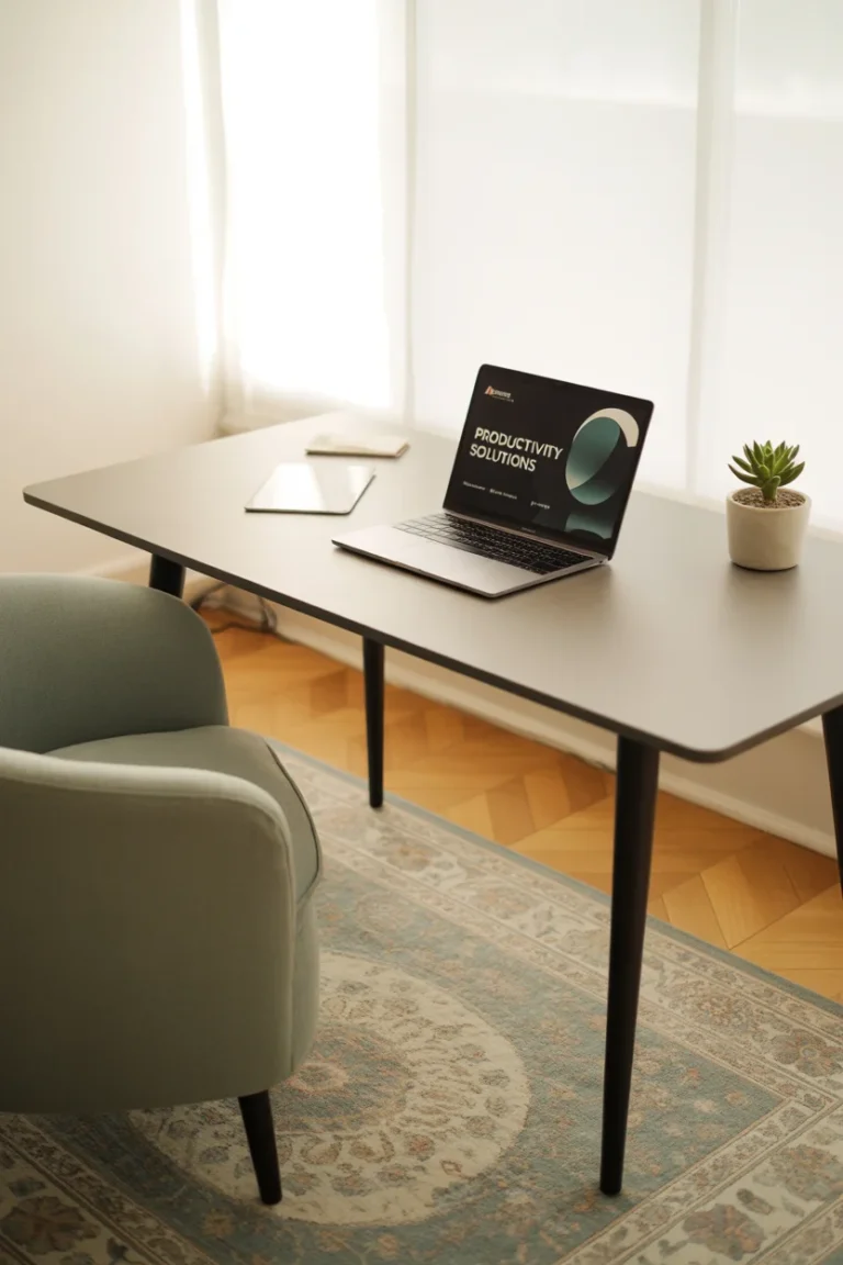 10 Unique & Simple Home Office Desk Styling Ideas