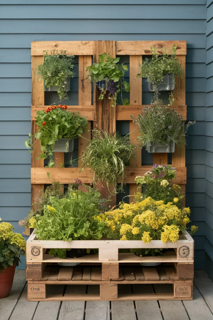 15 Creative Garden Project Ideas to Transform Your Outdoor Space 6 Pallet Planters