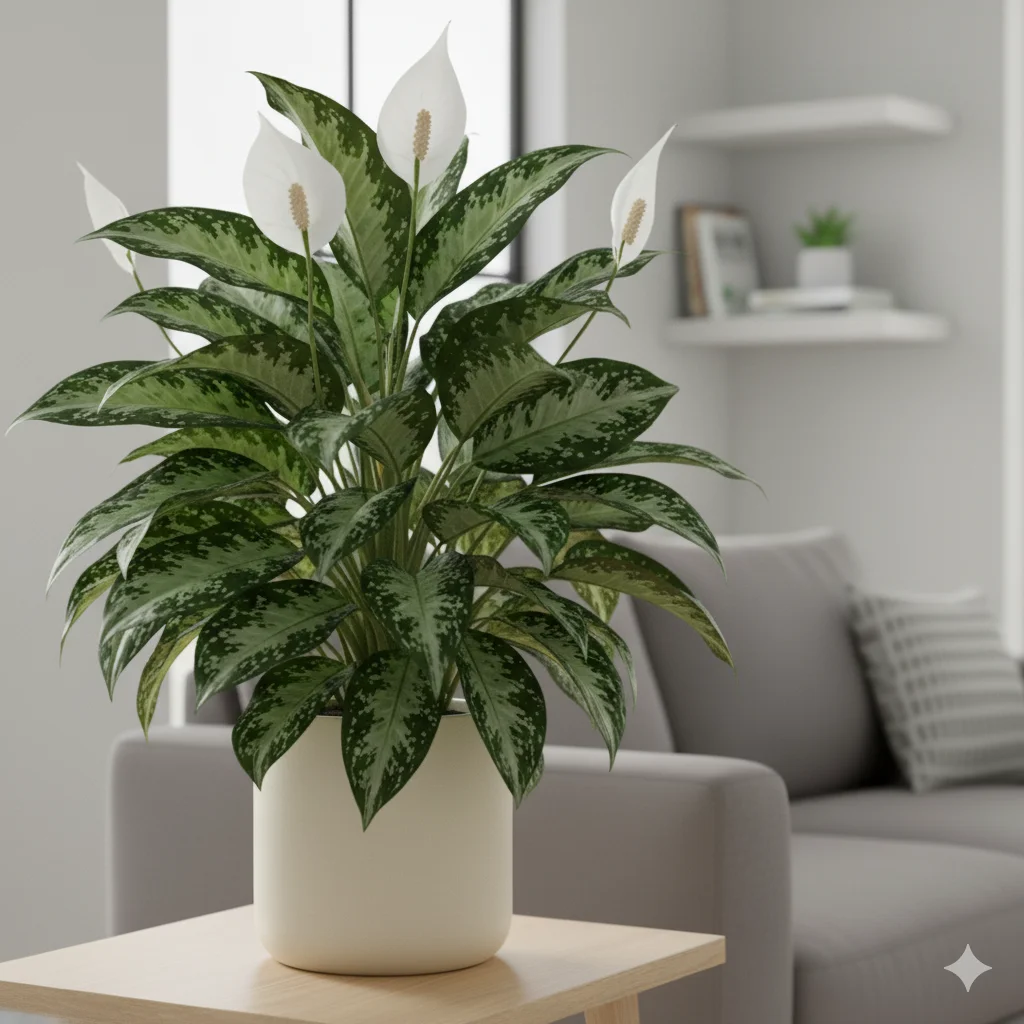 10 Easy Indoor Plants for Beginners: Low-Maintenance Houseplants Anyone Can Grow 9 Peace lily with white flowers