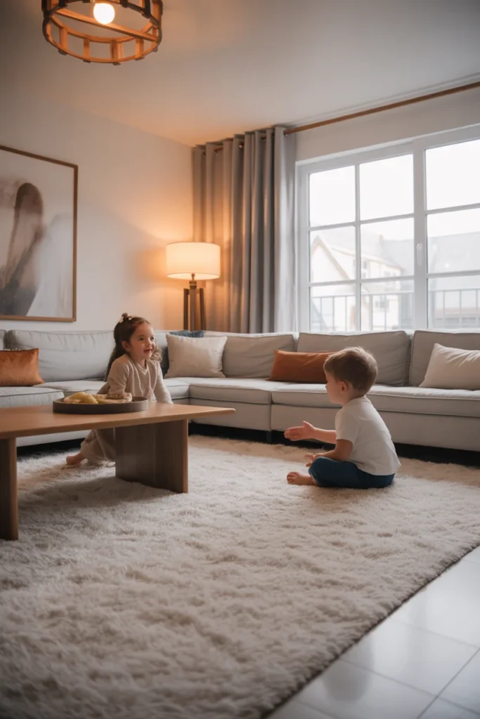 20+ Best Family Room Carpet Ideas for a Stylish & Cozy Home 2 Plush Shag Carpet