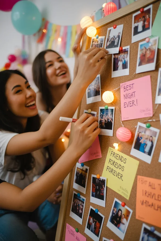14+ Unique Graduation Signing Board Designs for a Memorable Celebration 4 Polaroid photo collage signing board