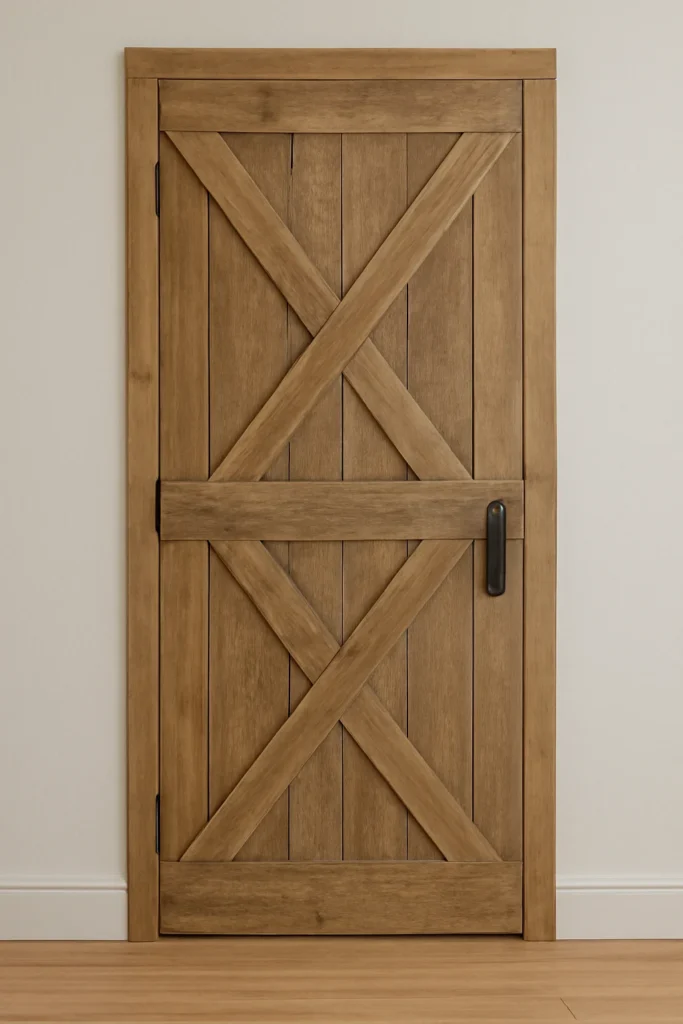 15 Beautiful Door Designs to Enhance Your Home's Aesthetic 4 Rustic Barn Door