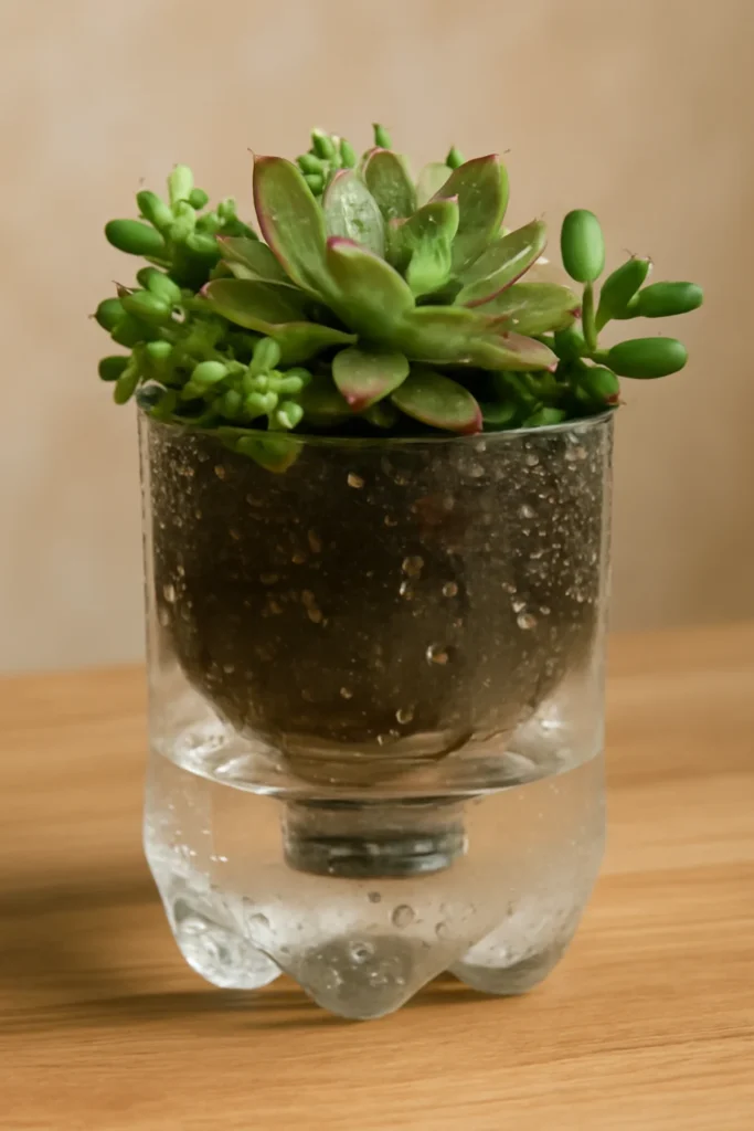 Plastic Bottle Hacks: 15 Easy Ways to Reuse Them Creatively 4 Self Watering Planter