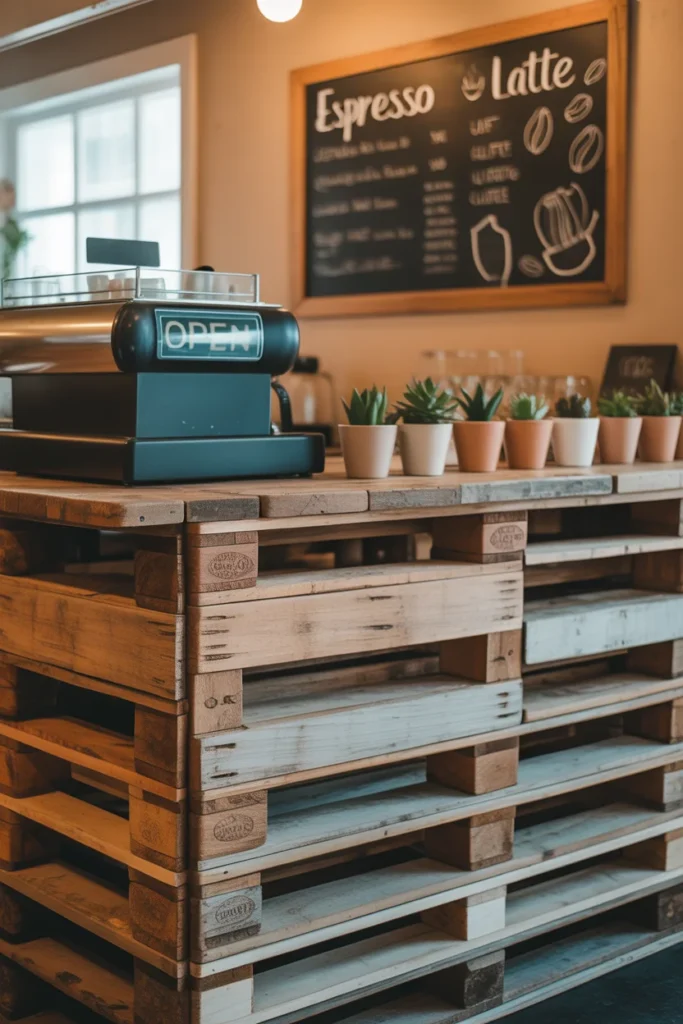 15 Aesthetic Coffee Shop Interior Ideas for Small Spaces (Modern & Cozy Looks) 10 Small coffee shop counter design