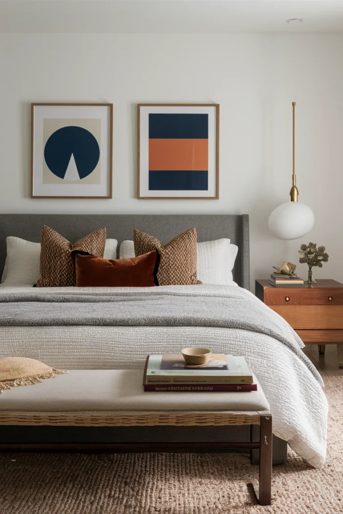 30 Aesthetic and Cute Bedroom Decor Ideas for Inspiration 26 bed layered with bold throw pillows in d cFE9Yk BSN2R8qdB4nArJg wvtkz5lhQPK55F2qQ52bJw