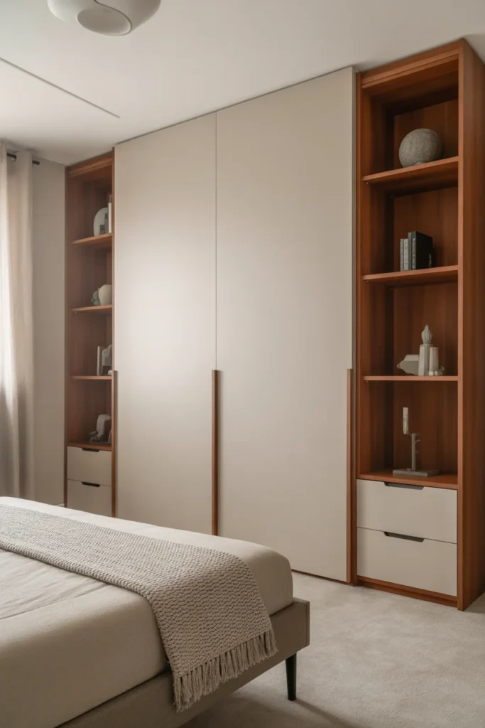 Top 10 Bedroom Cupboard Designs: Stylish, Functional, and Modern Ideas 2 bedroom with a sleek sliding door cupboard