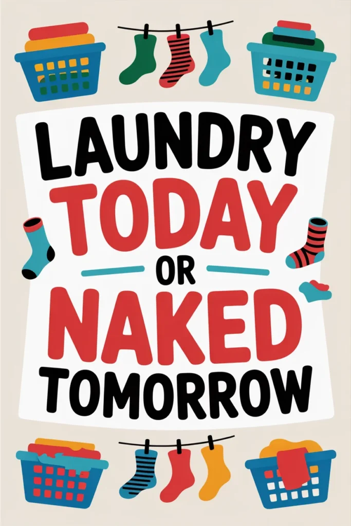 13 Hilarious Laundry Room Signs to Brighten Up Your Space 2 create a playful bold sign that says lau q5vj96RaTXGvIhZN1A nKA C7GWkjp7Ru6EC7JgDgvRxw