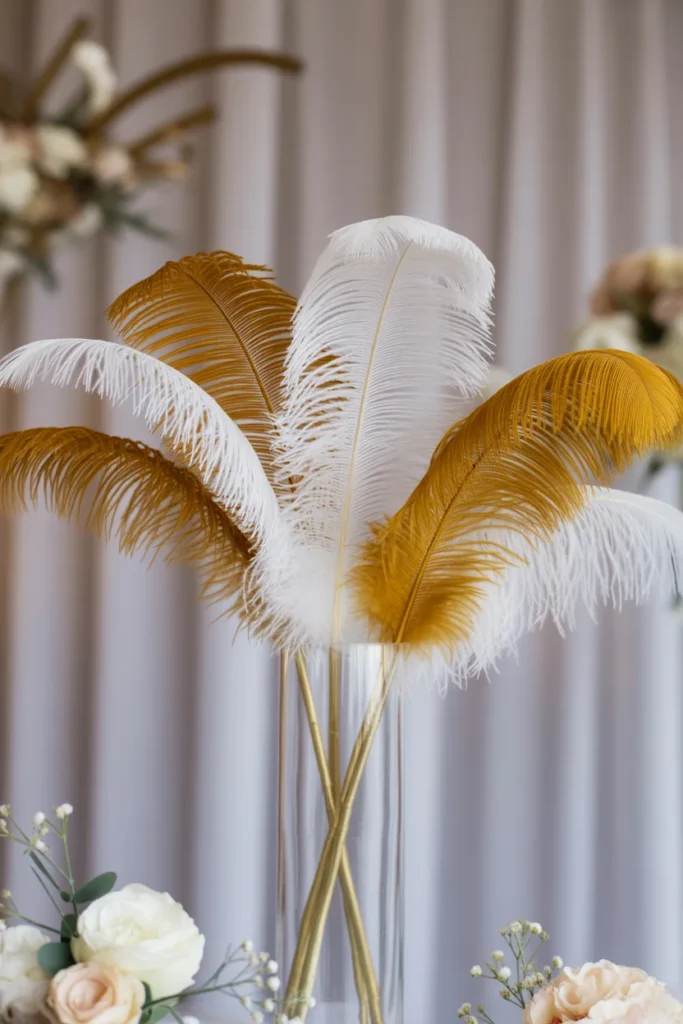 15 DIY Wedding Centerpieces Ideas to Elevate Your Special Day 10 delicate white acenterpiece featuringnd gold