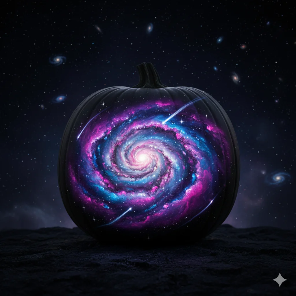 10 Fun And Easy Pumpkin Painting Ideas for Kids 8 mesmerizing painted pumpkin as a galaxy in space