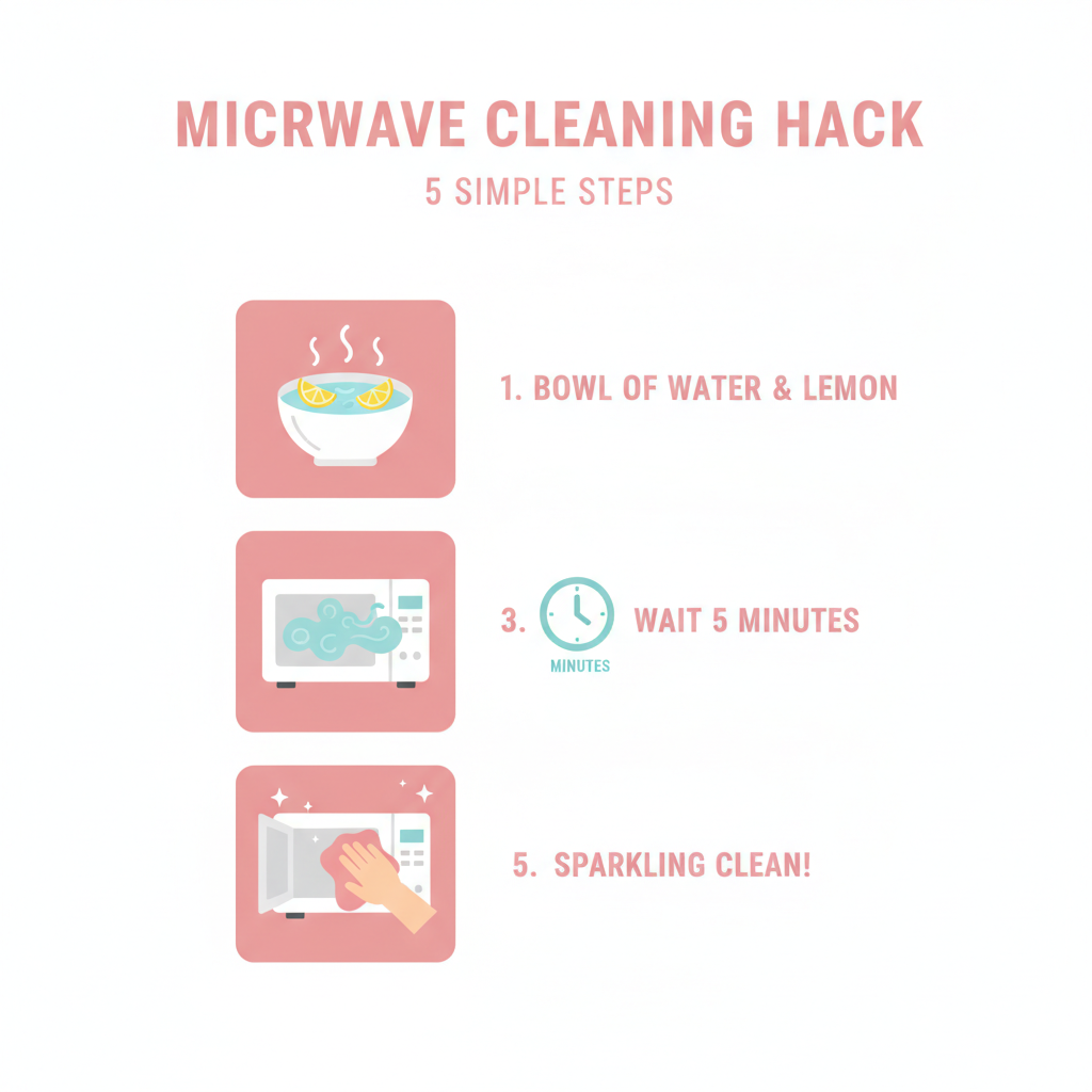 Easy Microwave Cleaning Hacks: Get a Sparkling Clean Microwave in Minutes 4 microwave cleaning hack