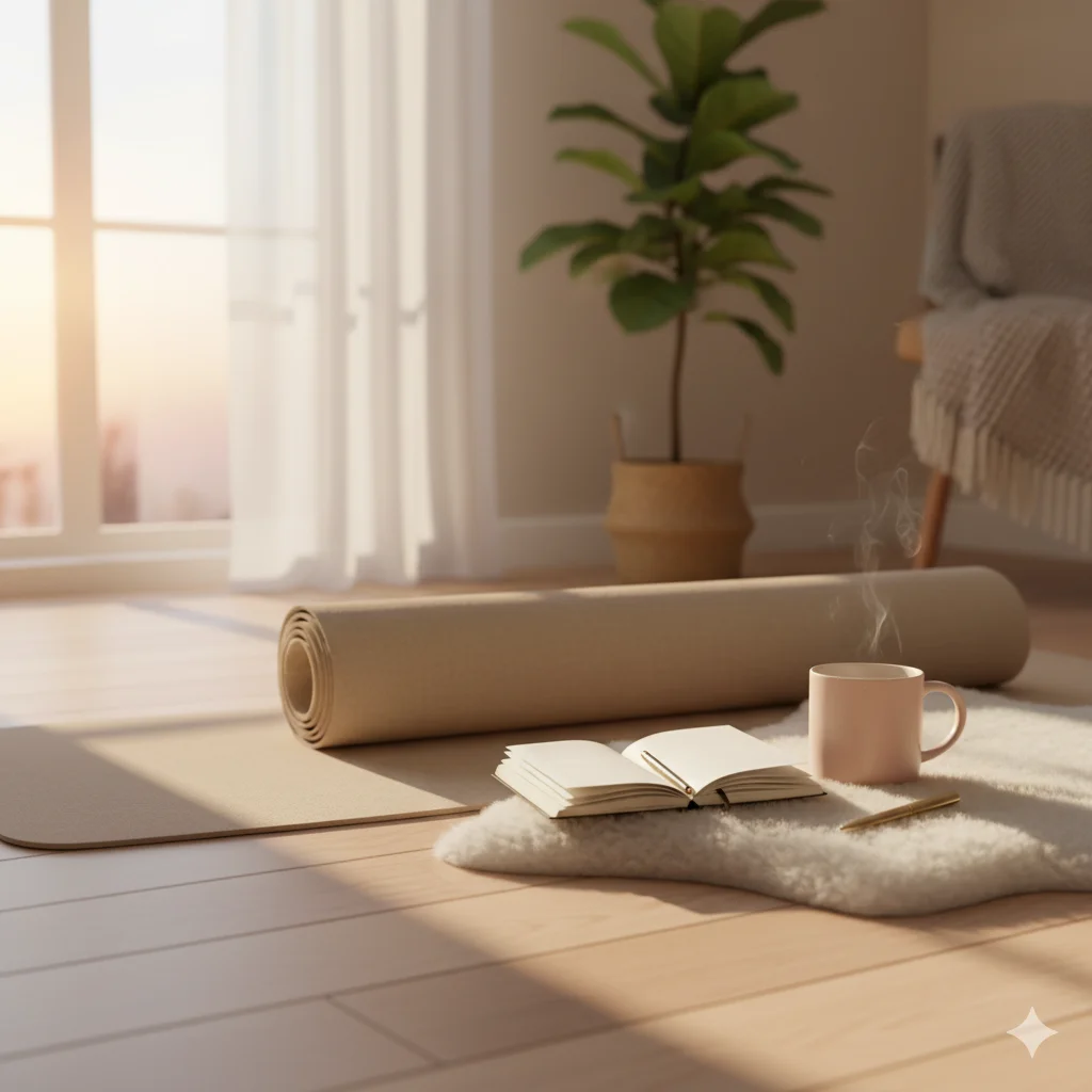 10 Refreshing Digital Detox Ideas to Unplug and Recharge 2 serene morning scene with a cozy setup