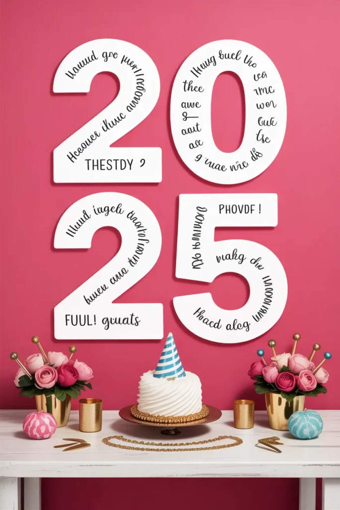 14+ Unique Graduation Signing Board Designs for a Memorable Celebration 10 year number cutouts