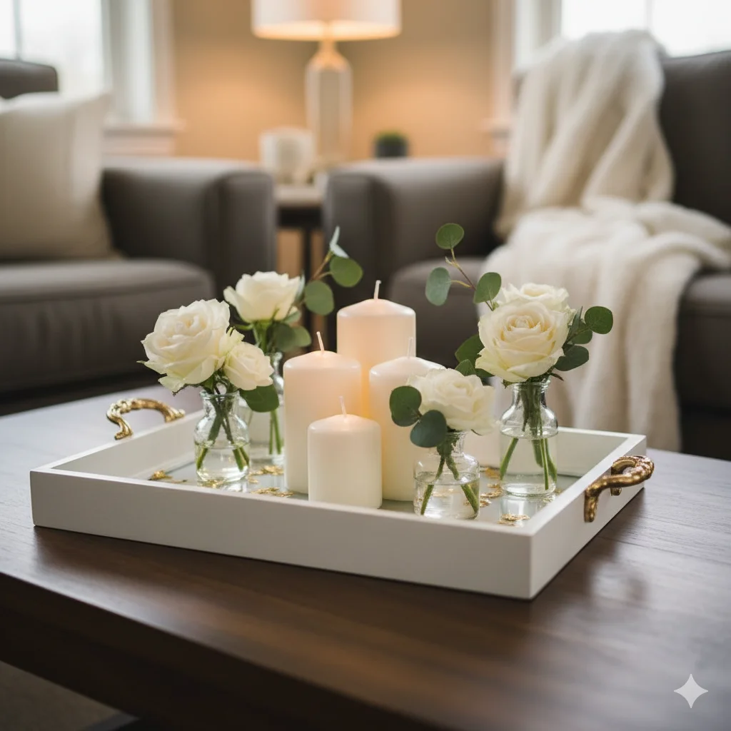 13 Dollar Tree DIY Home Decor Ideas on a Budget 10 A DIY tray made from a Dollar Tree picture frame 1